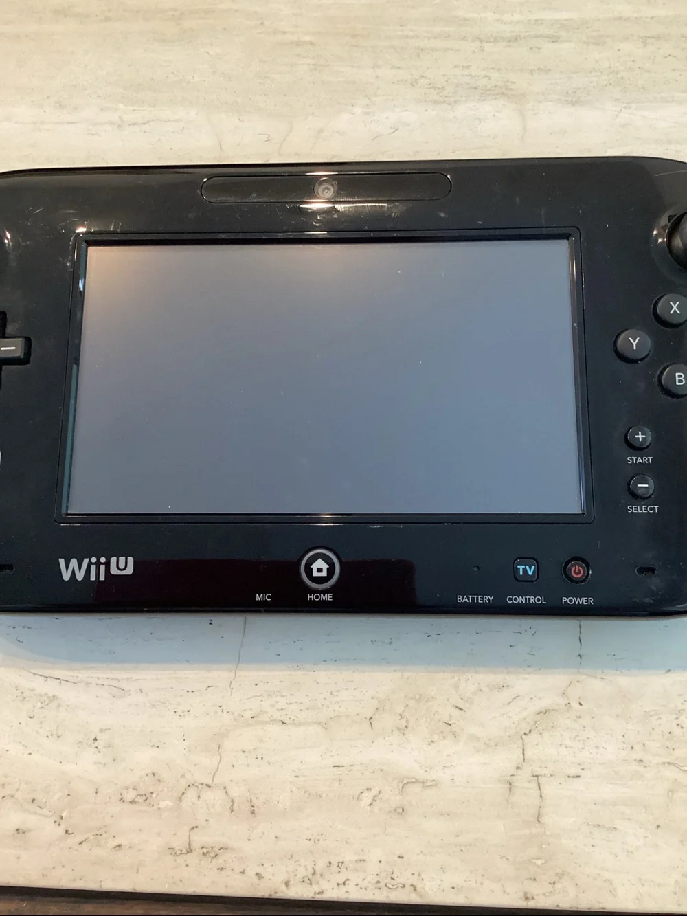 Nintendo Wii U GamePad Controller Model WUP-010 USA Black Replacement Tested